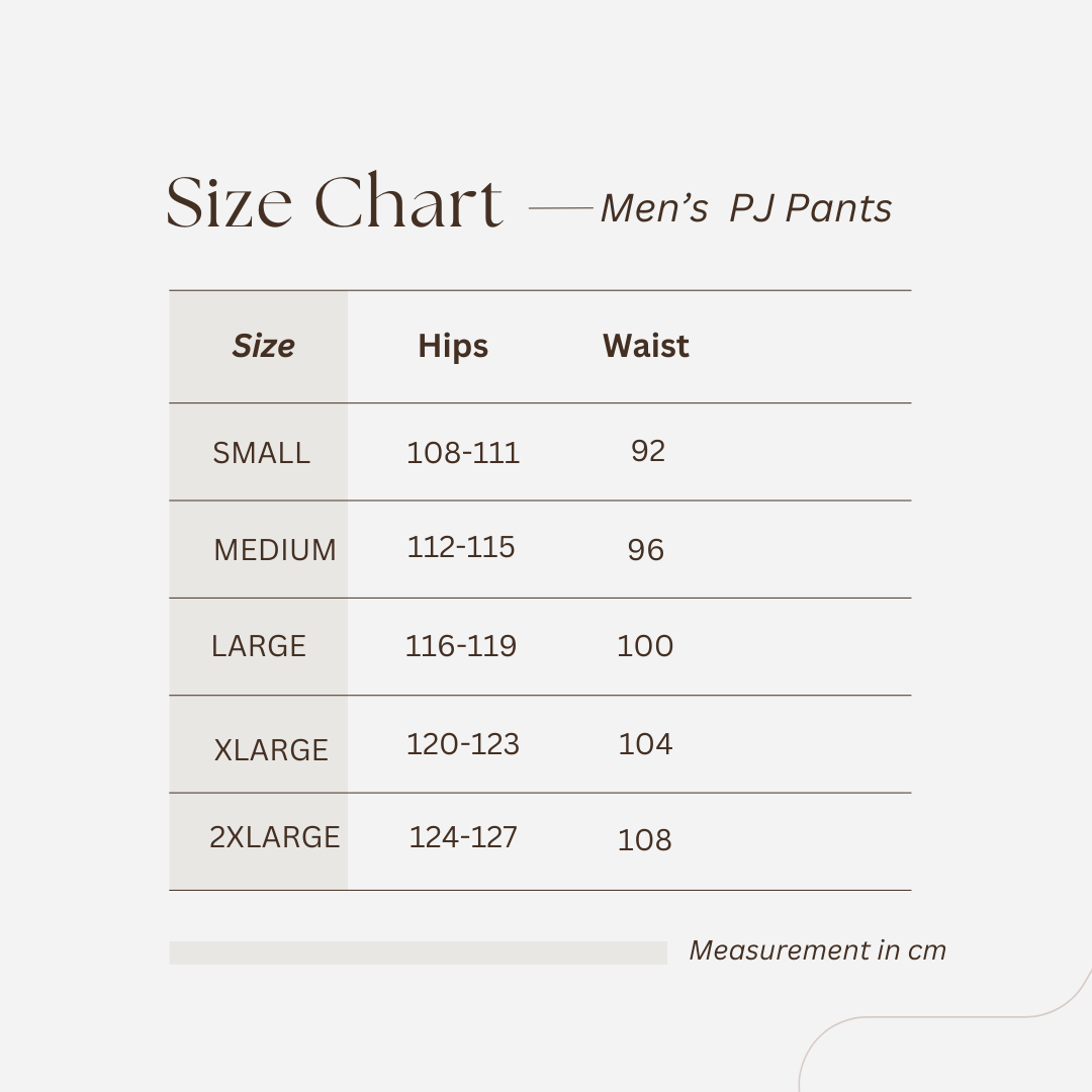 Men's Matching Christmas PJs- Muslin set with personalisation