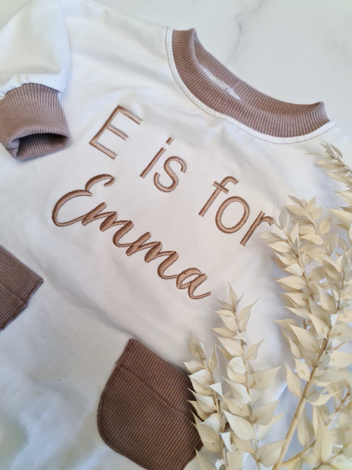 Personalized (Embroidered) T-shirt Romper