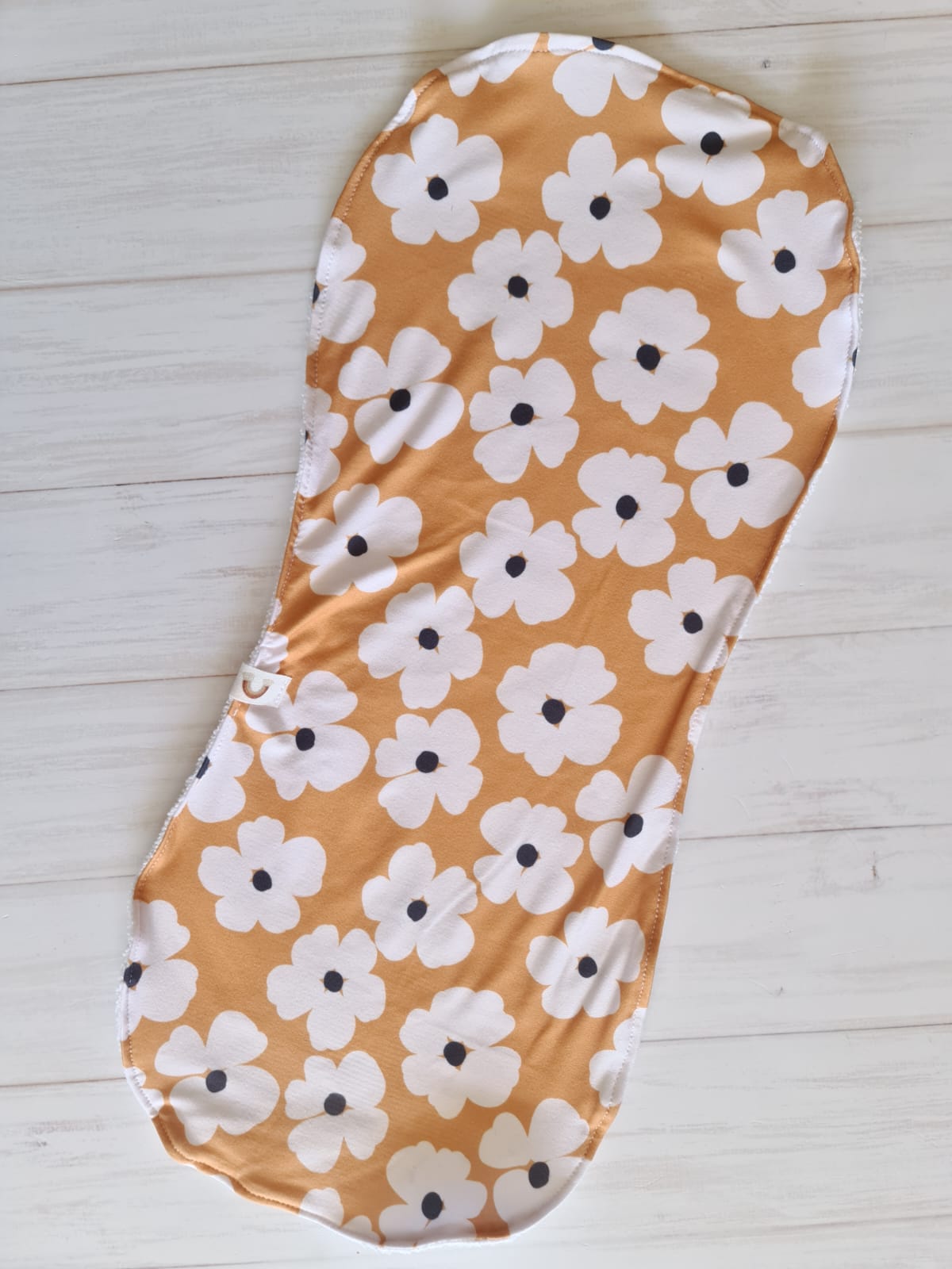 Burp Cloths- Retro Daisies (with absorbent toweling)