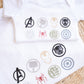 Matching PJ Set- Hero Badges (Dad)