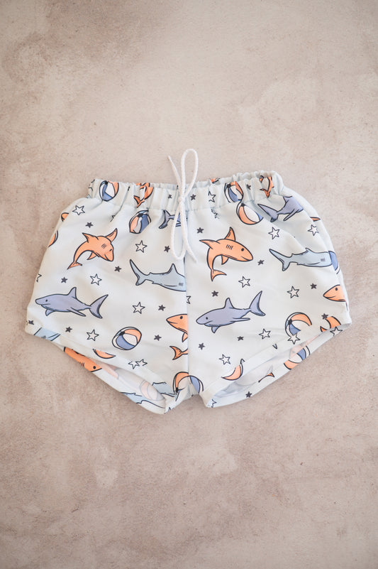 Boys Swim Boardies- Sharks