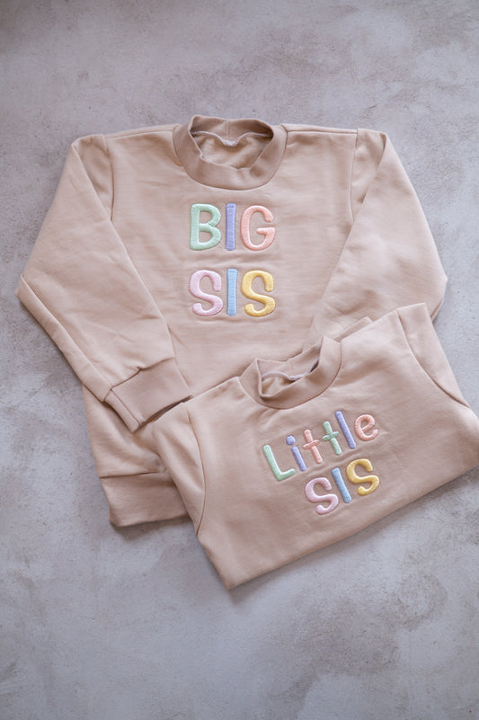Big Sis Puff embroidered sweater