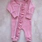 Frilly Zippy Grow- Dusty Pink