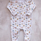 Henley Romper- Petite Petals