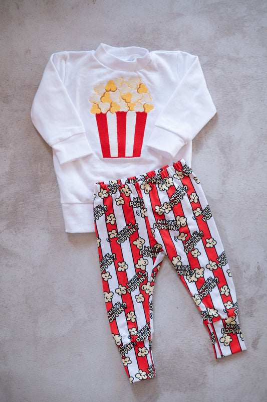 Whats Poppin Embroidered Set