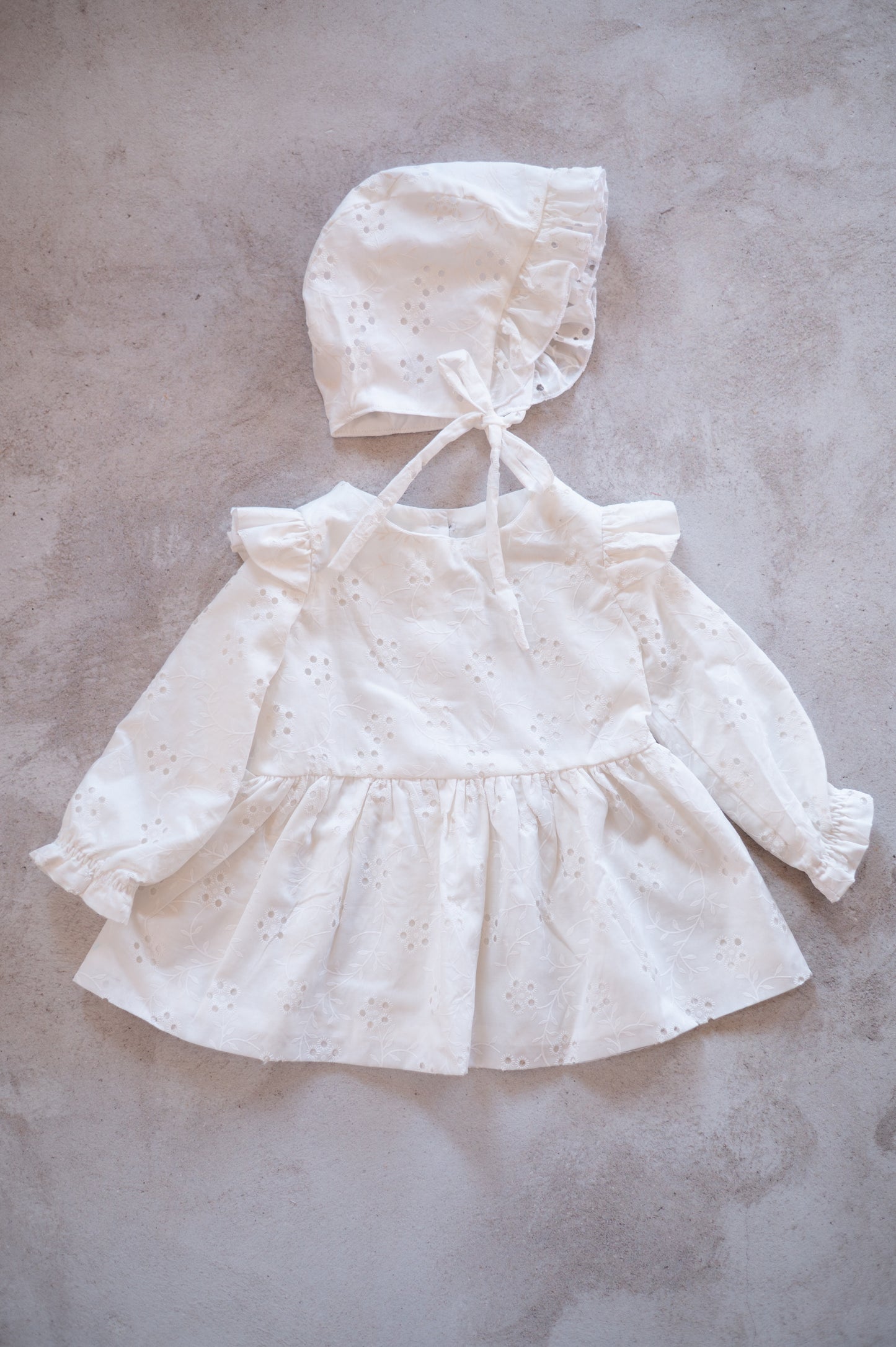 Anglaise Dress (Only)- White