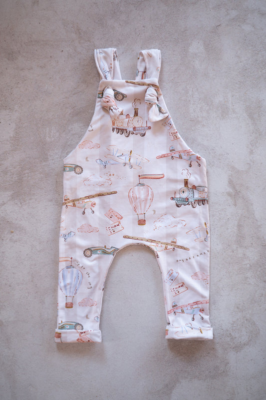 Overall romper(only)- Dreamy Travels