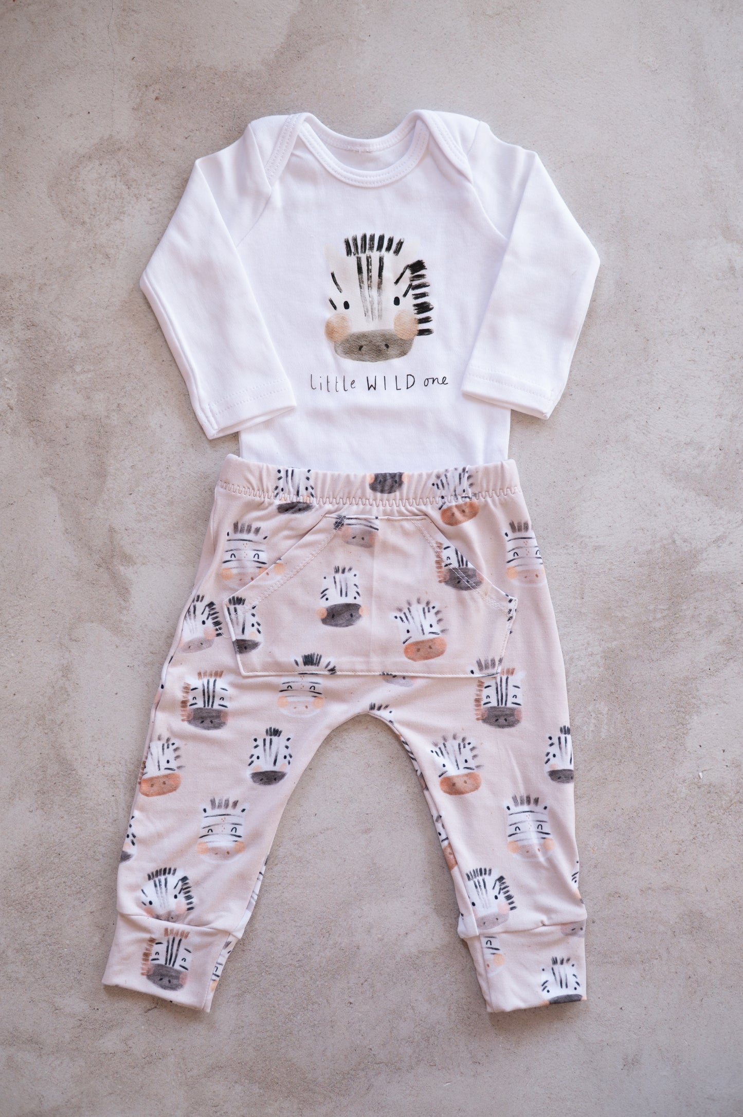 Zebra buddies Matching set