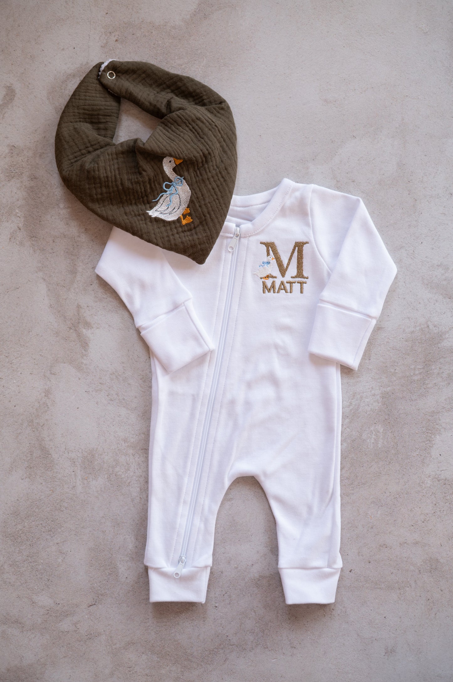 Personalised Goose Monogram zippy (only)