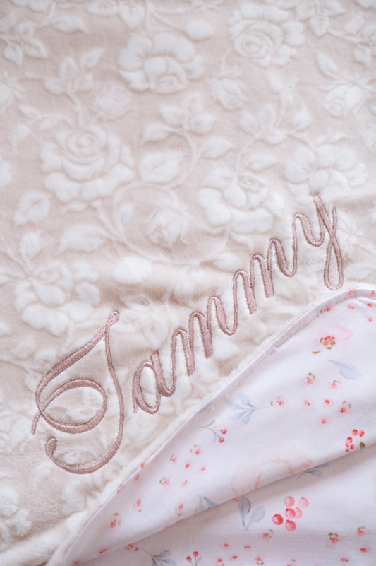 Double Layered Fleece Blanket- Magical Swan