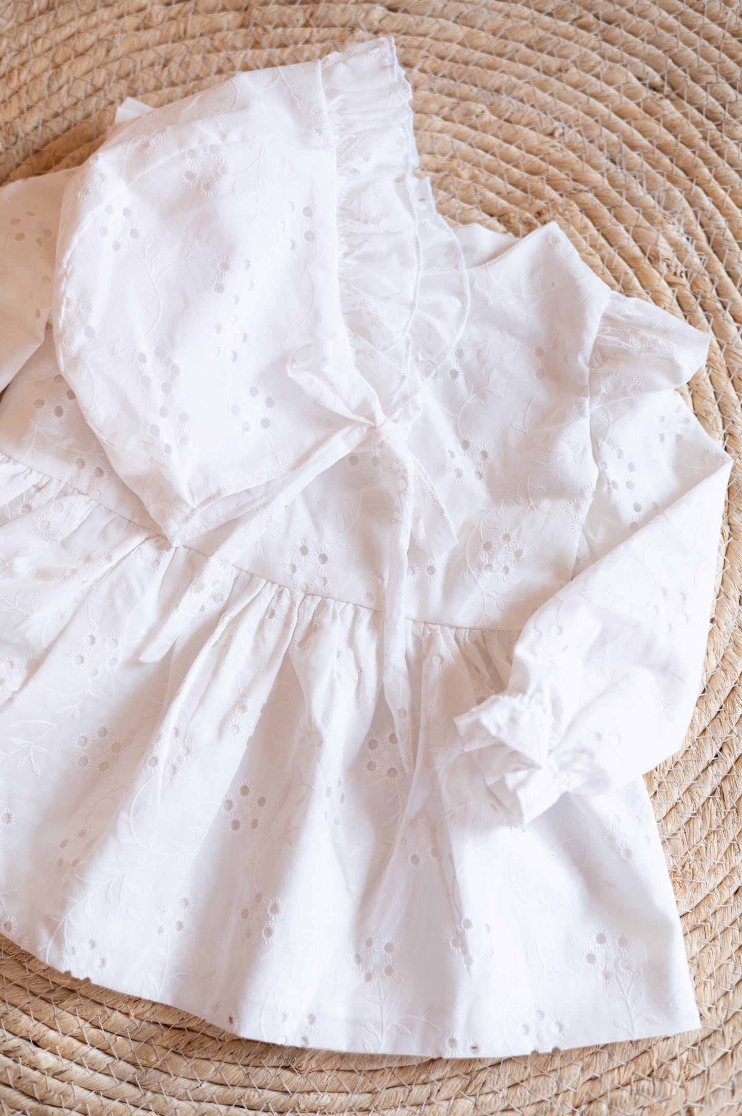 Anglaise Dress (Only)- White