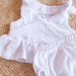 Tie knot summer set- White