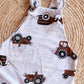 Overall Romper- Tractors