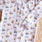 Henley Romper- Petite Petals