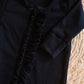 Frilly Zippy Grow- Black