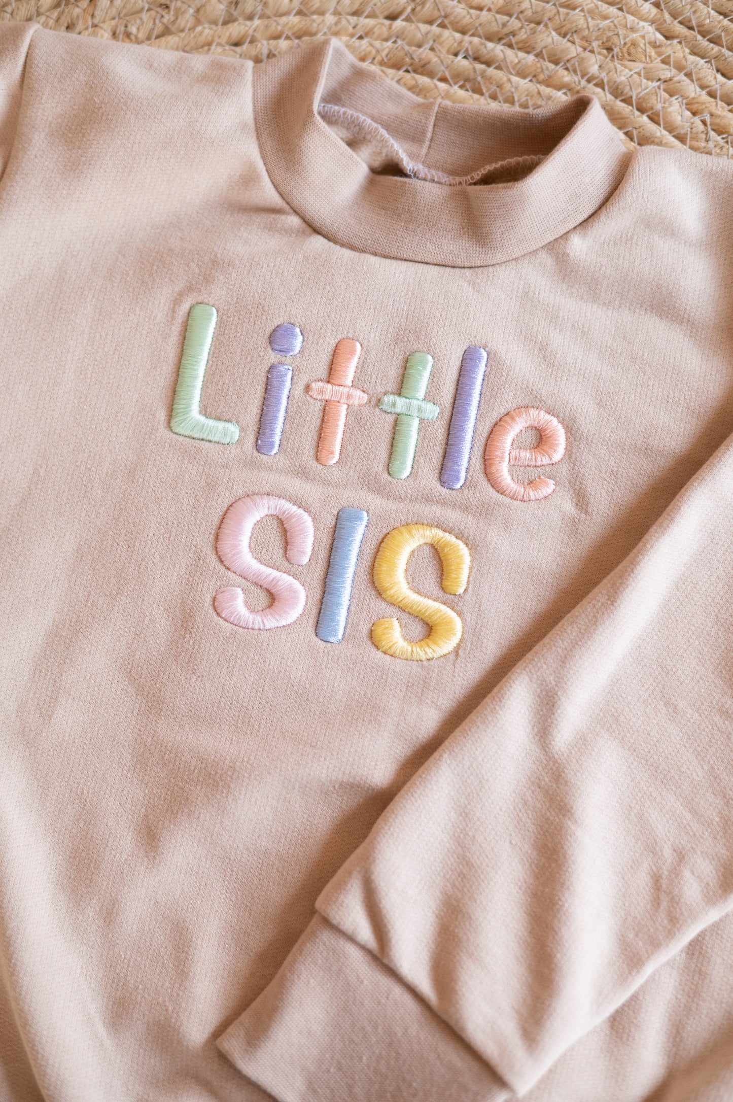 Big Sis Puff embroidered sweater
