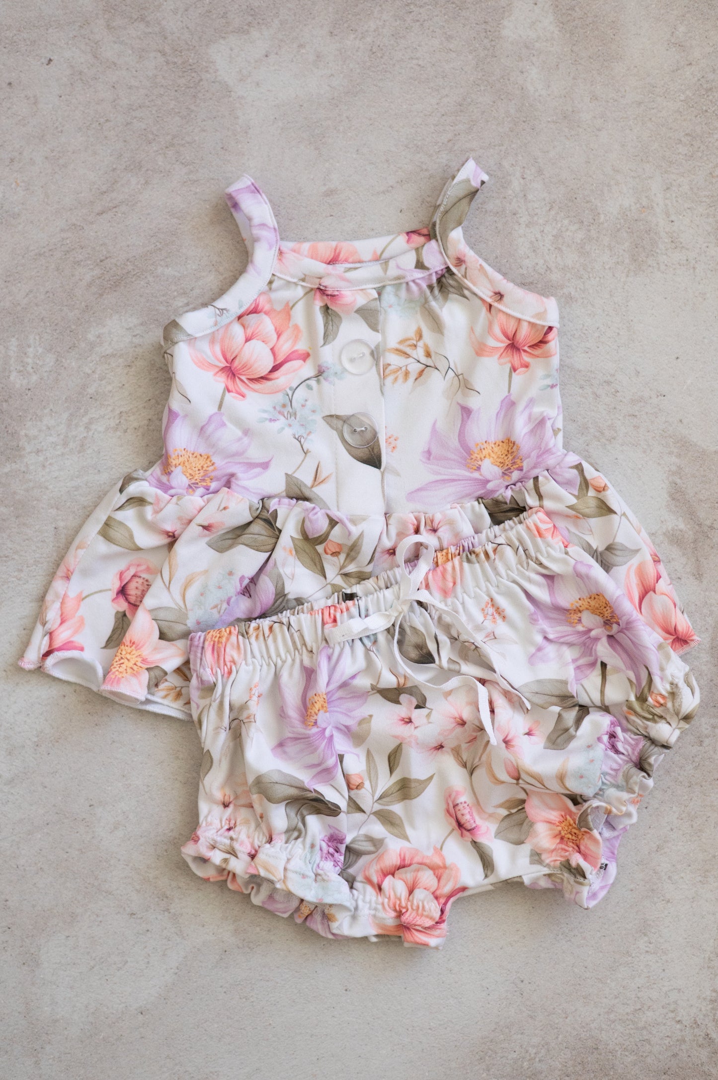 Summer Cami Set- Plush Petals