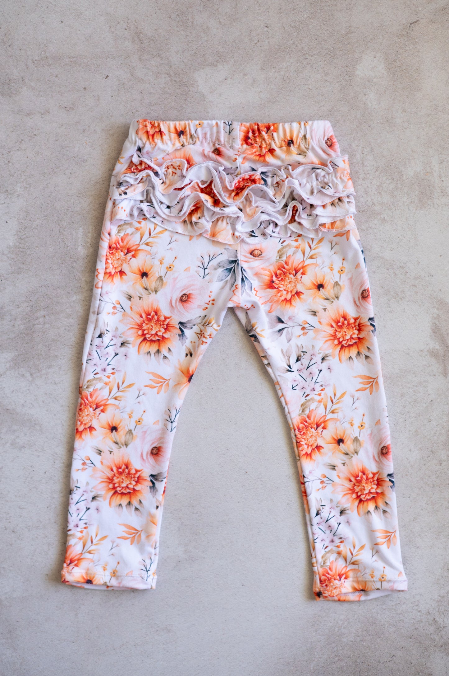 Leggings with Frilly detail- Rise and Shine