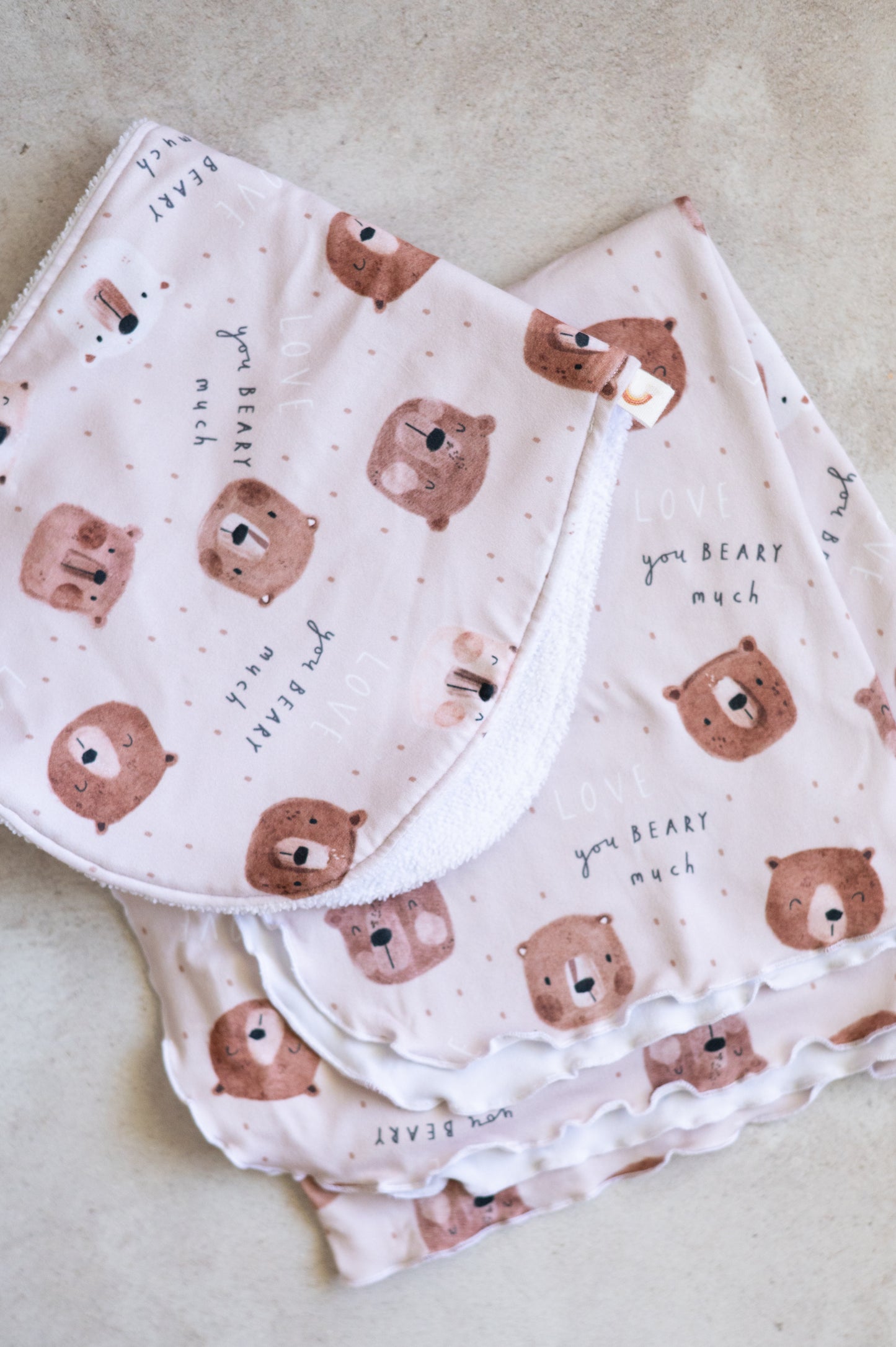 Burp Cloth- Love you Beary much