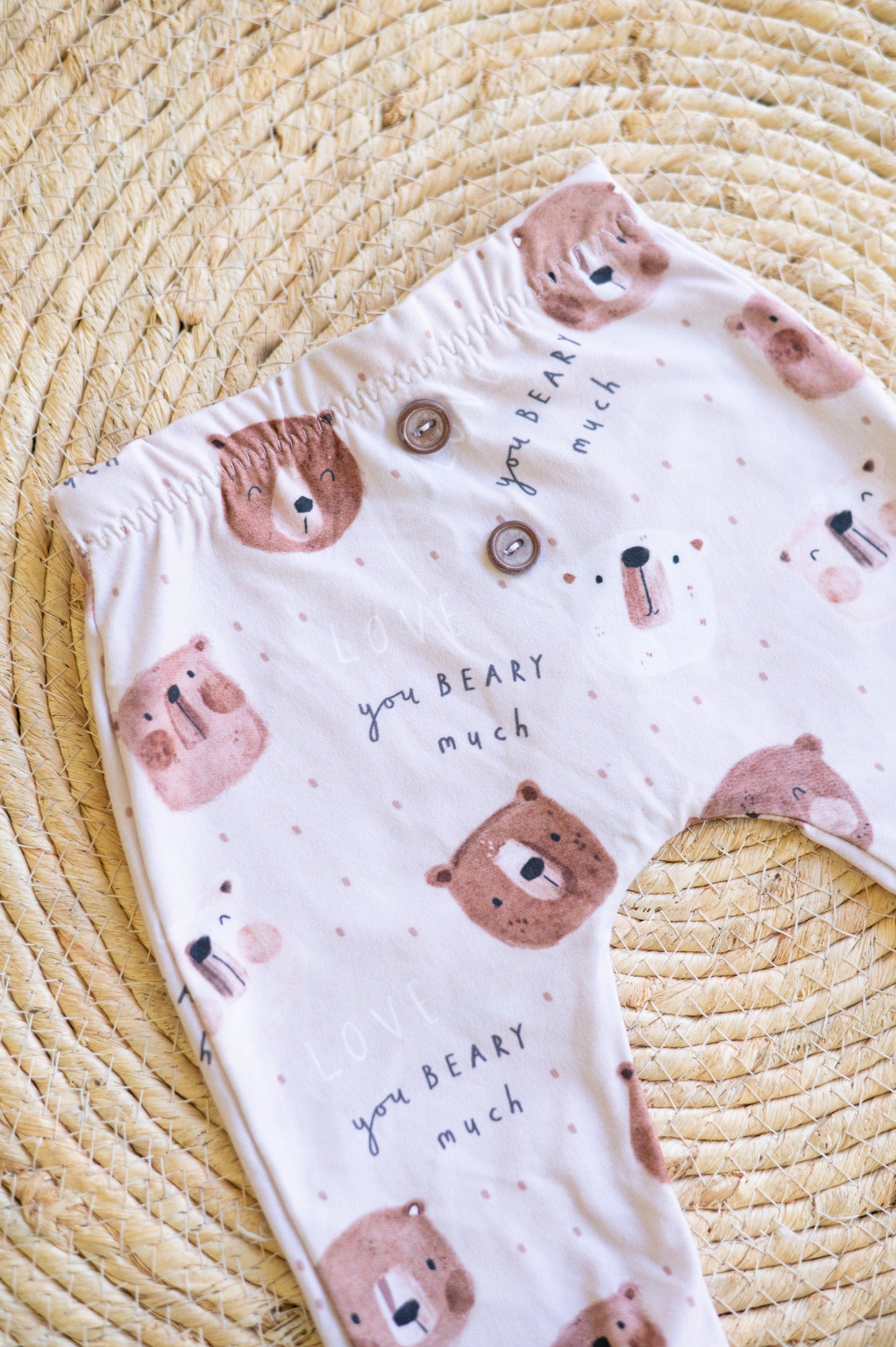 Harem Pants- Love you Beary much