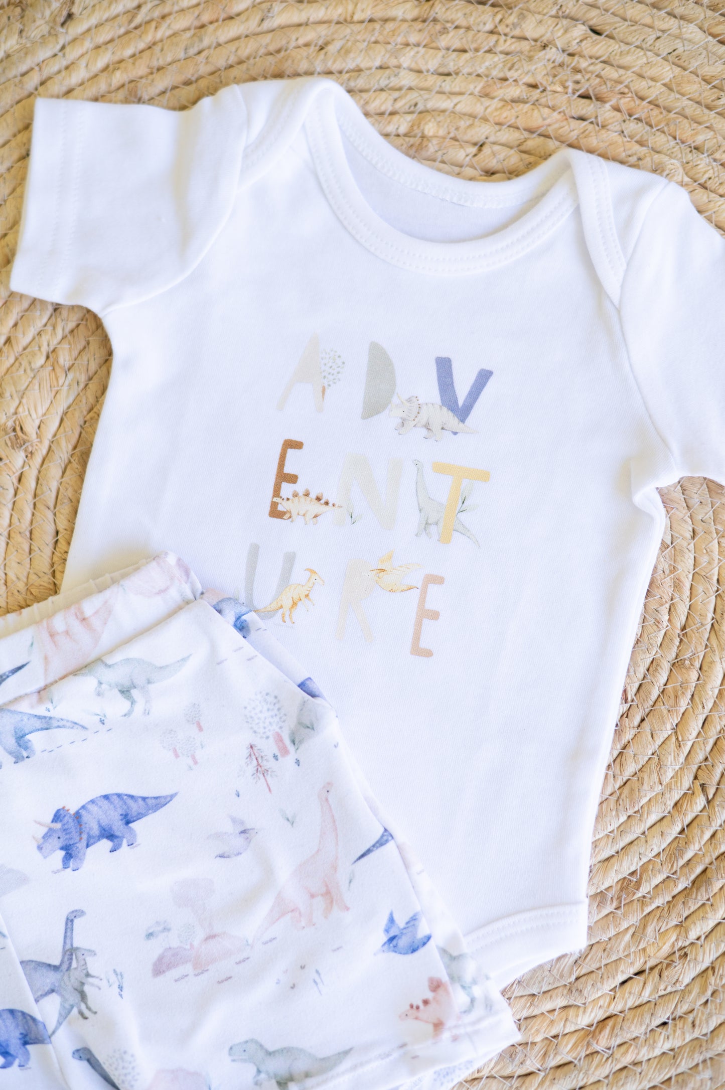 Printed Bodysuit- Dino Era, Adventure awaits