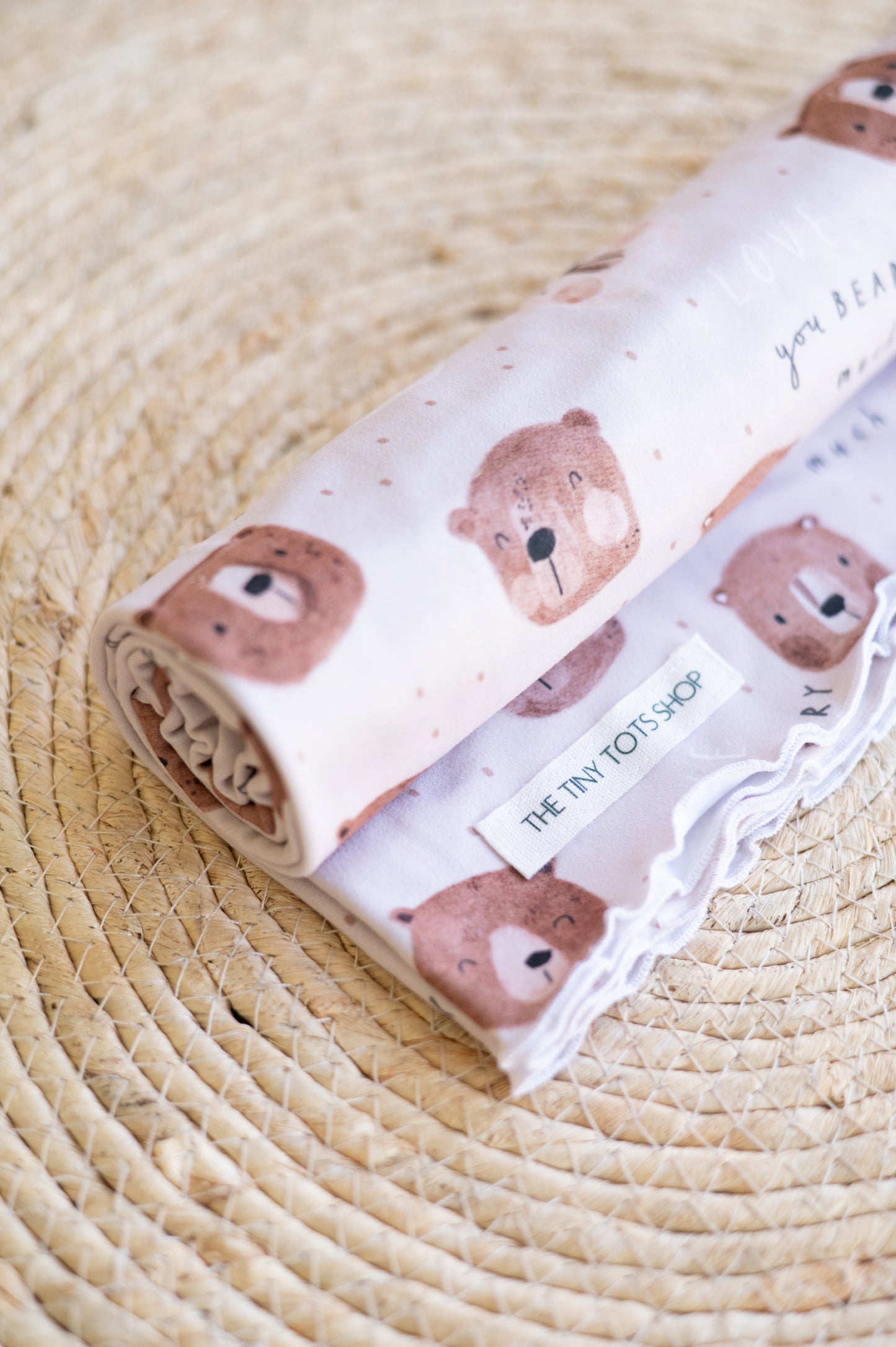 Swaddle Set- Love you Beary much