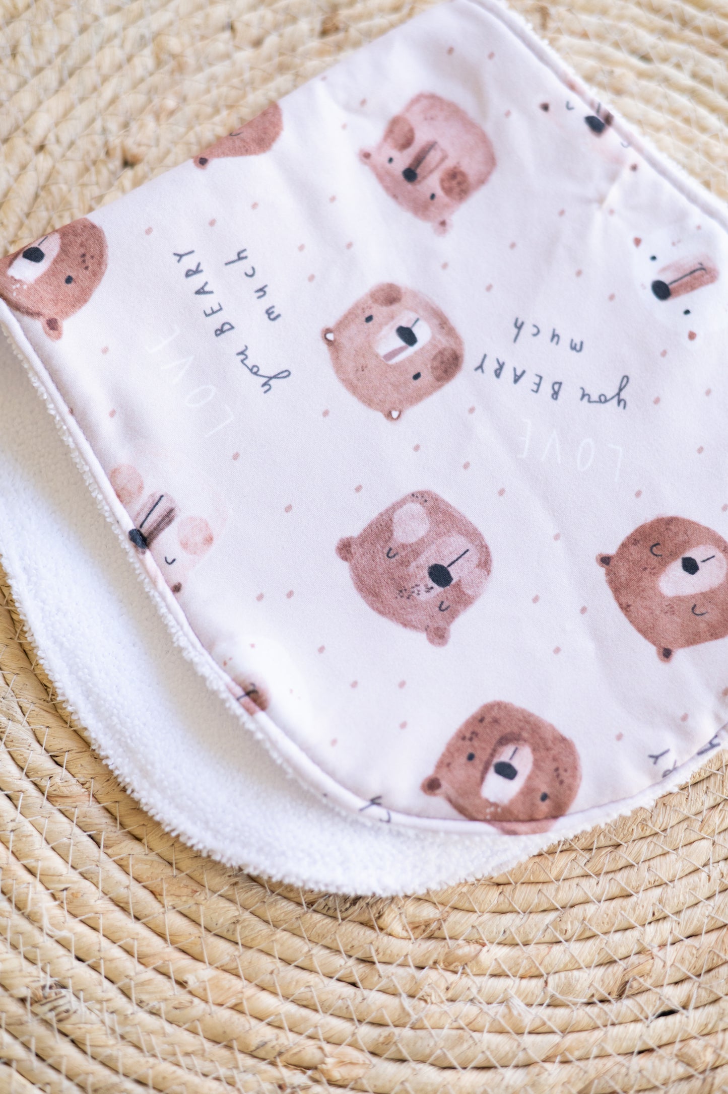 Burp Cloth- Love you Beary much