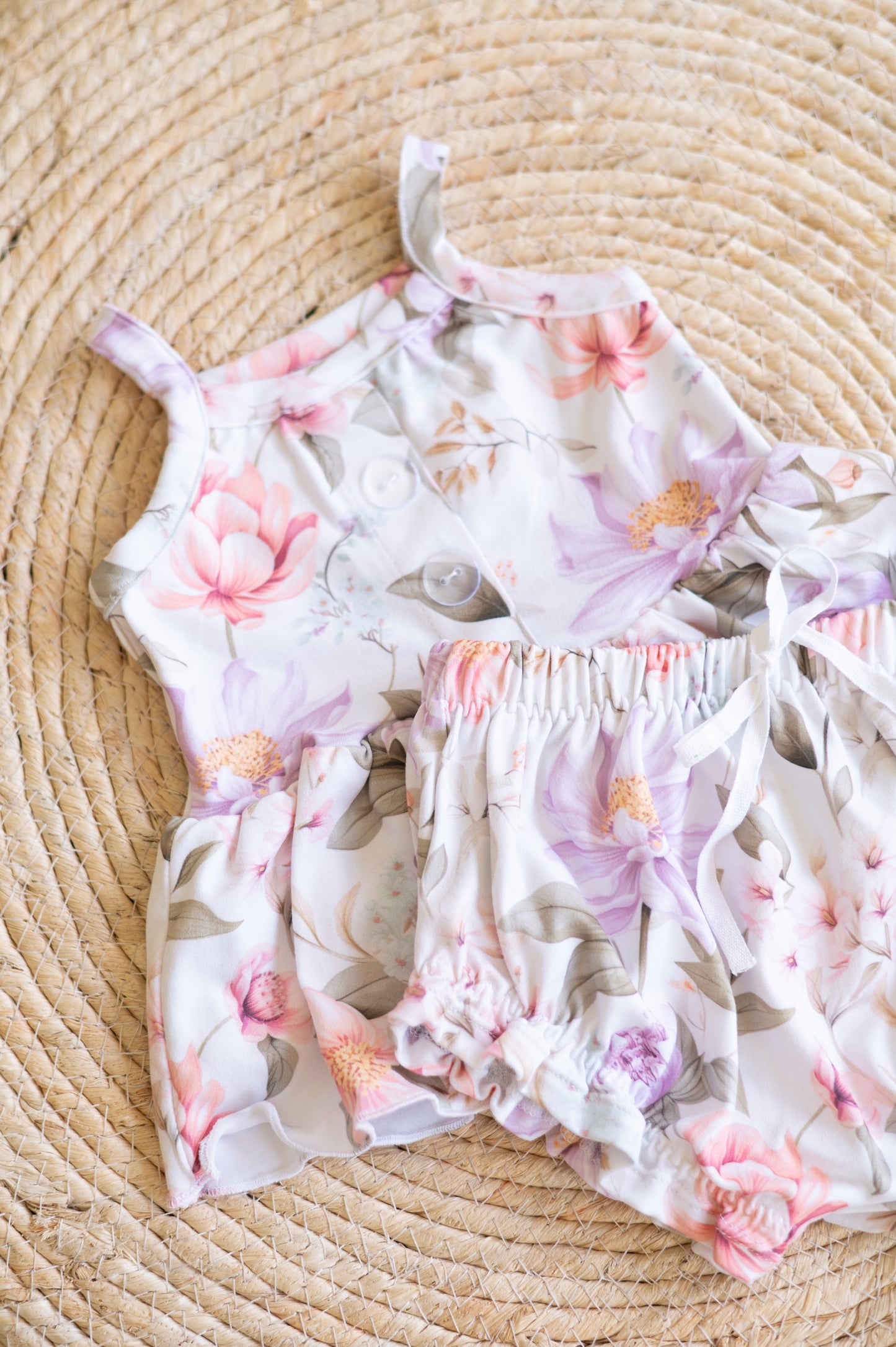 Summer Cami Set- Plush Petals