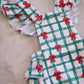 Frilly Christmas Romper- Christmas Plaids