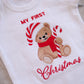 Bodysuit- Teddy my First Christmas