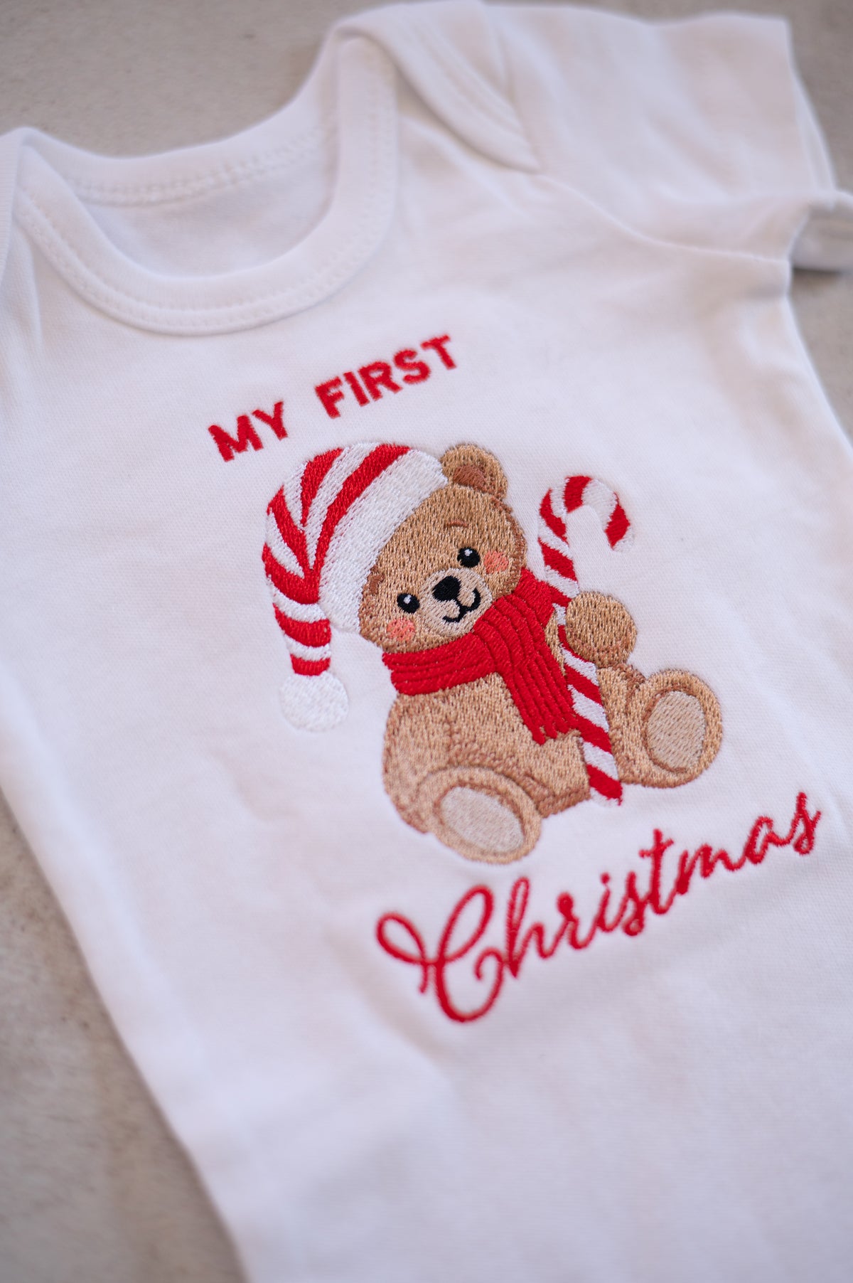 Bodysuit- Teddy my First Christmas