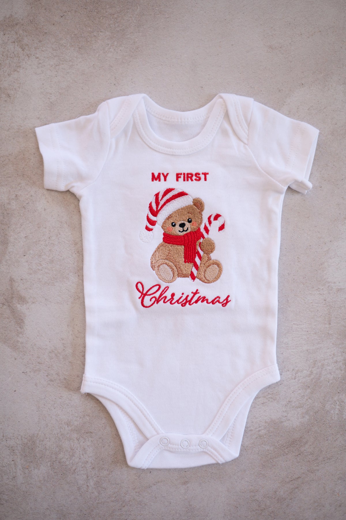 Bodysuit- Teddy my First Christmas