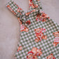 Overall Christmas Romper- Teddies