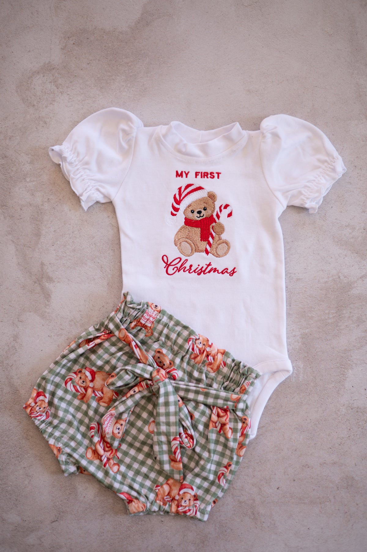 Christmas Teddy Set- First Christmas