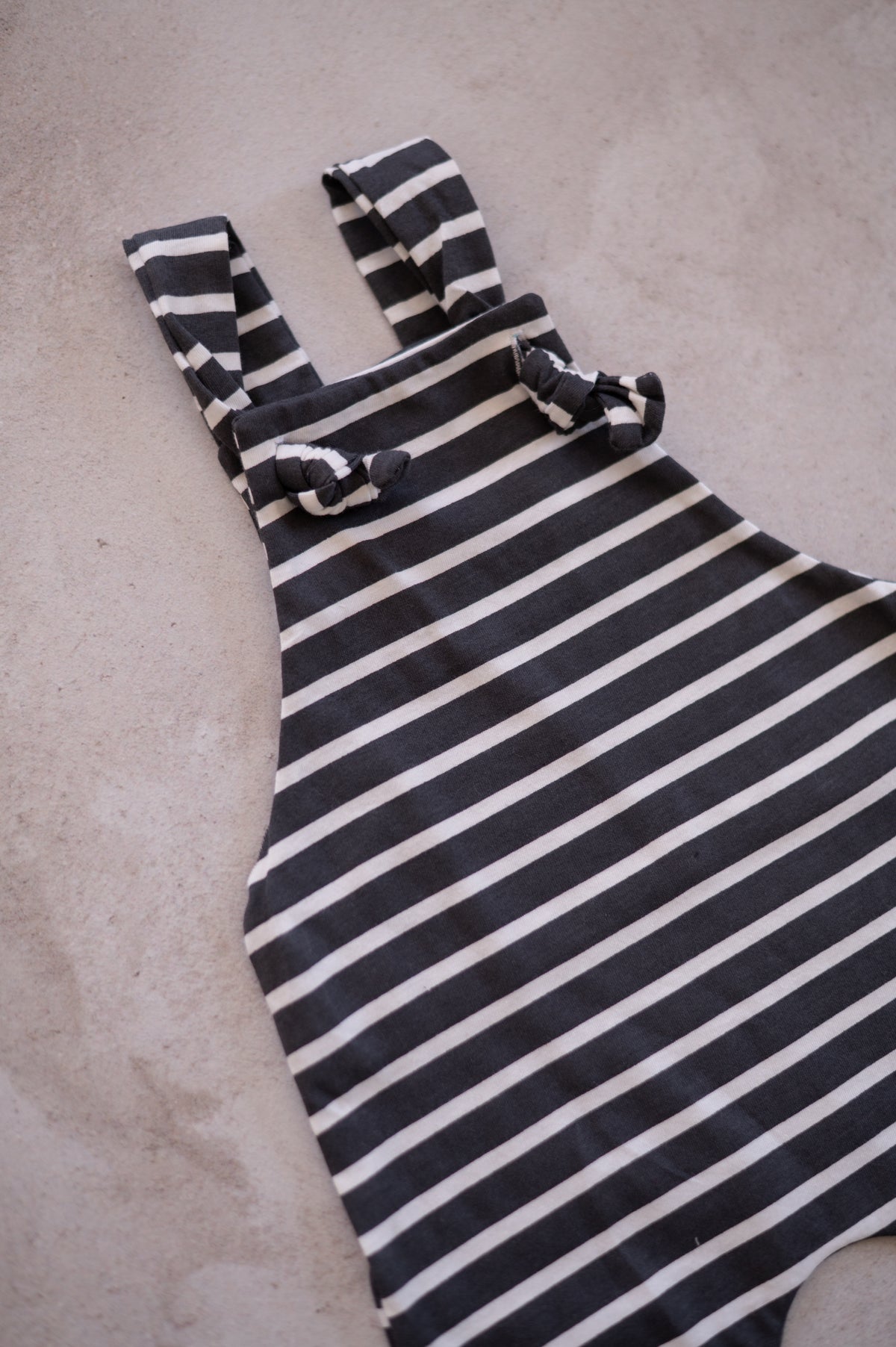 Little Striped Dungaree Set