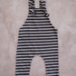 Little Striped Dungaree Set