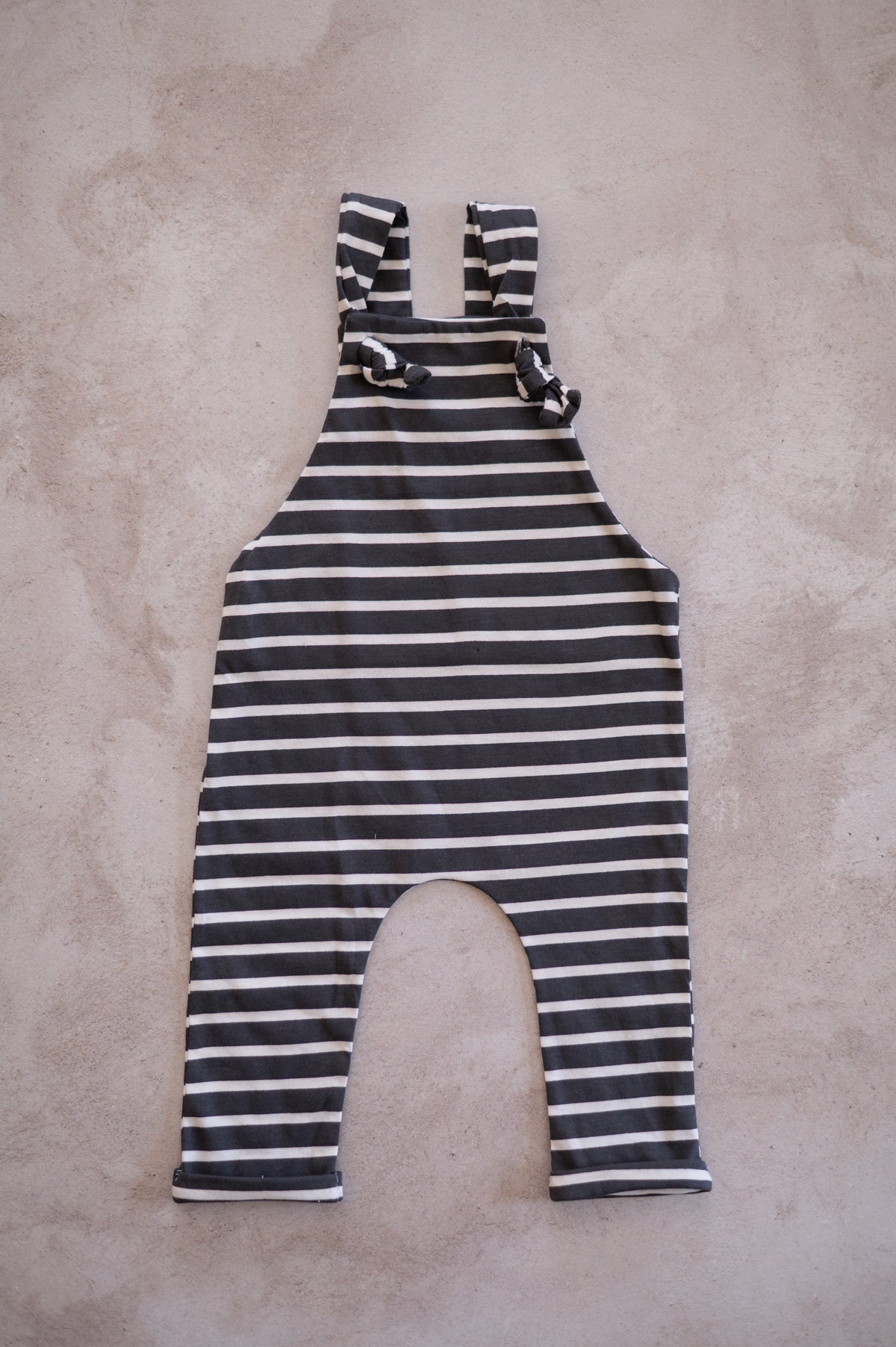 Little Striped Dungaree Set