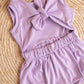 Abigail Romper- Lavender