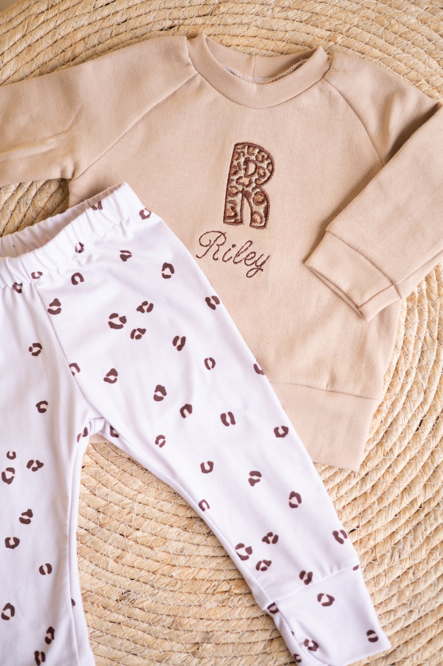 Leopard Print Sweater Set