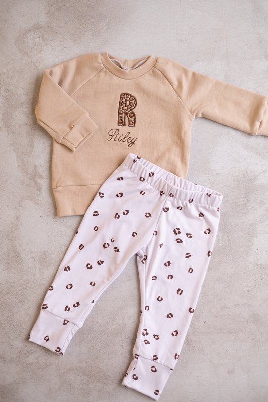 Leopard Print Sweater Set