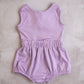 Abigail Romper- Lavender