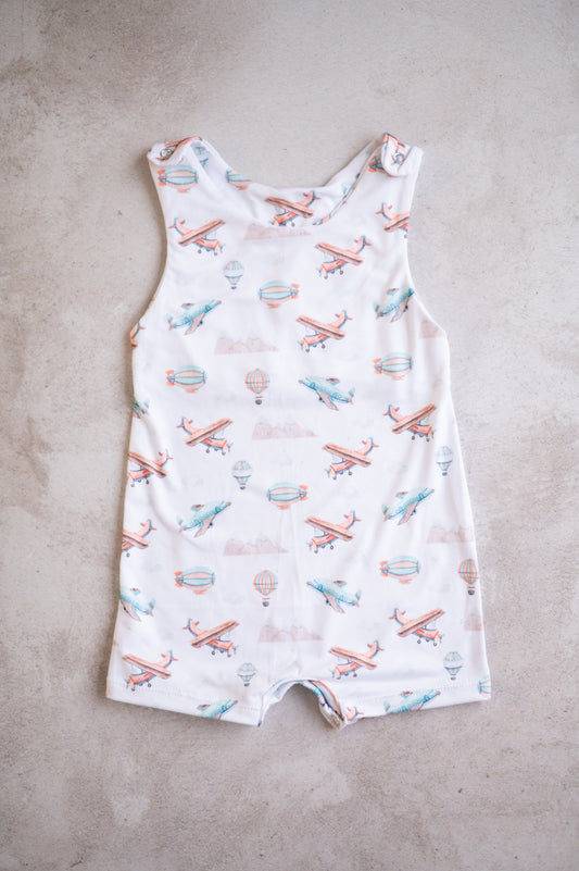 Summer Romper- Planes
