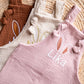 Personalised muslin Romper with embroidered detail