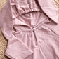 Muslin Bunny Romper- Blush Pink