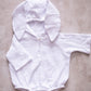 Muslin Bunny Romper- White