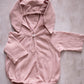 Muslin Bunny Romper- Blush Pink