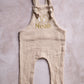 Personalised muslin Romper with embroidered detail