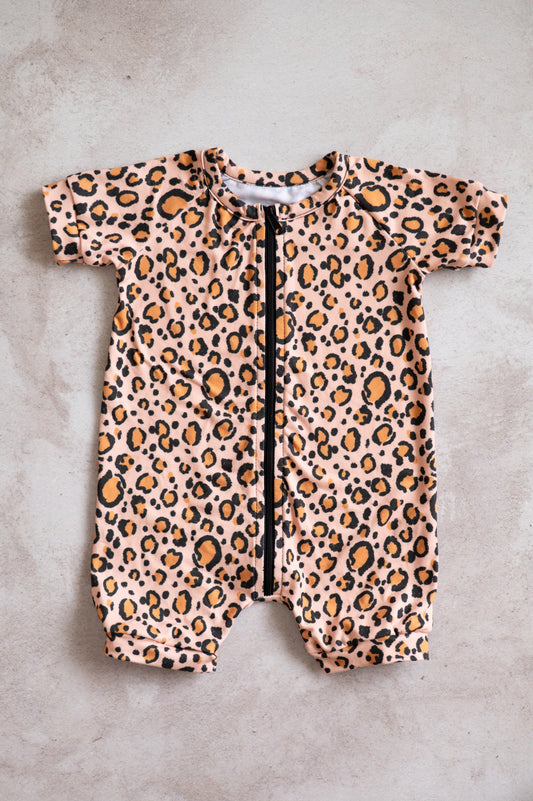 Short Zippy Grow- Leopard print