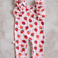 Flutter Jumpsuit- Strawberries