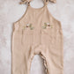 Embroidered Tie knot Romper- Forest Adventures (long)